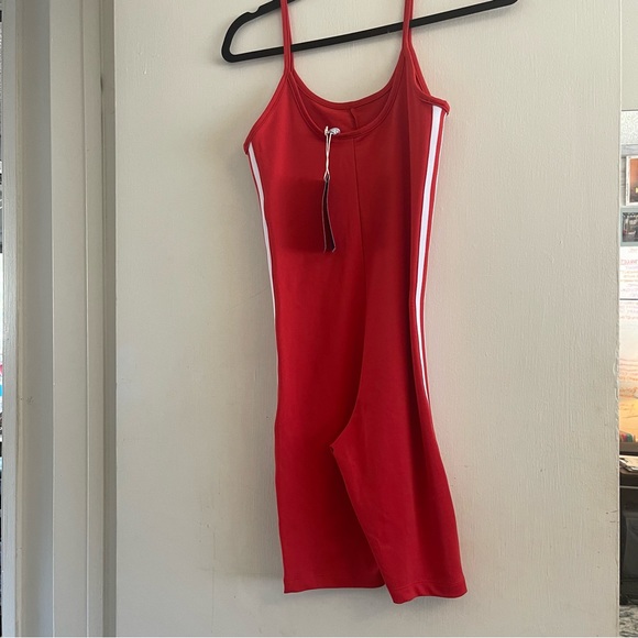 ADIDAS Originals Women’s Cycling Suit in Lush Red (NWT) - Picture 7 of 10